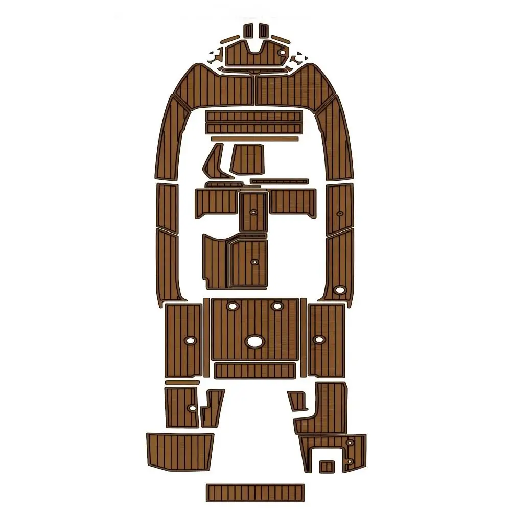 

2018 Beneteau Barracuda 7 Swim Platform Cockpit Boat EVA Teak Deck Floor Mat Seadek MarineMat Gatorstep Style Self Adhesive