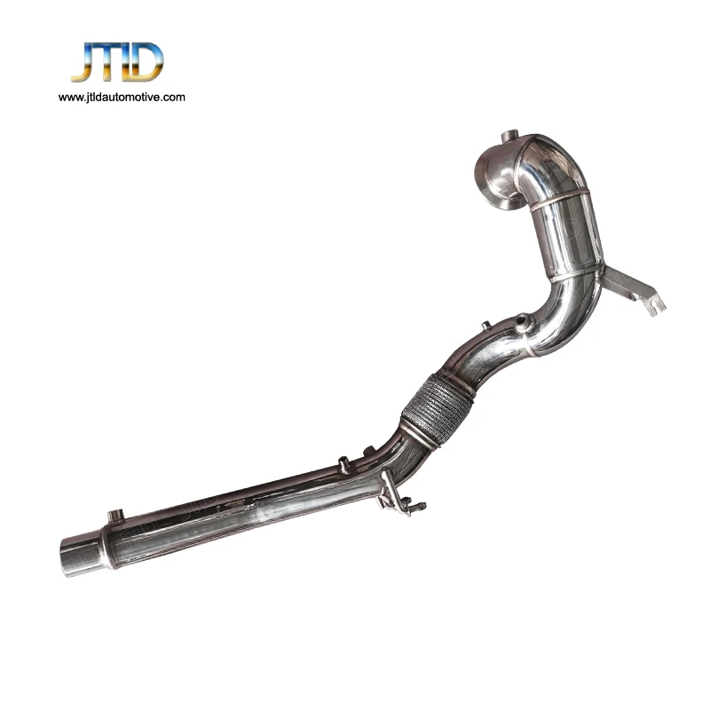 High flow catless exhaust downpipes for VW GOLF GTI 8 OPF 2.0T 201 Stainless Steel