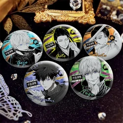 58mm Anime Jujutsu Kaisen Ryomen Sukuna Itadori Yuji Kugisaki Nobara Cosplay Costume Badge Pin SPTE latta spilla accessori