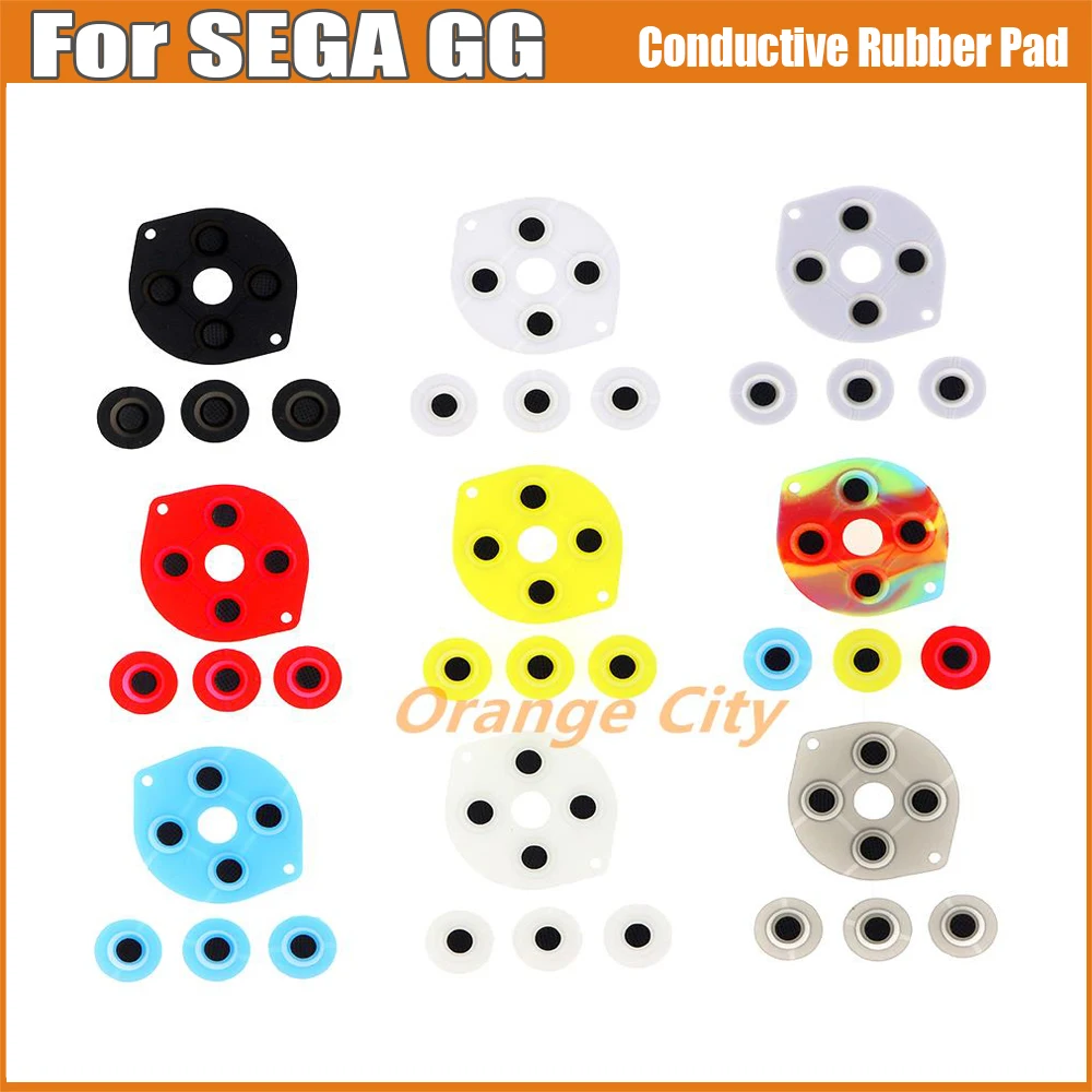 1Set Silicone Conductive Rubber Button Pads For Sega GameGear GG Game Controller