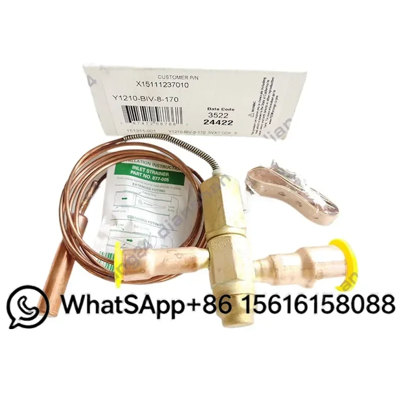 Y1210-BIV-8-170 Oil Cooled Expansion Valve X15111237010 AC Overhaul Spare Parts Compatible with Trane Air Conditioner