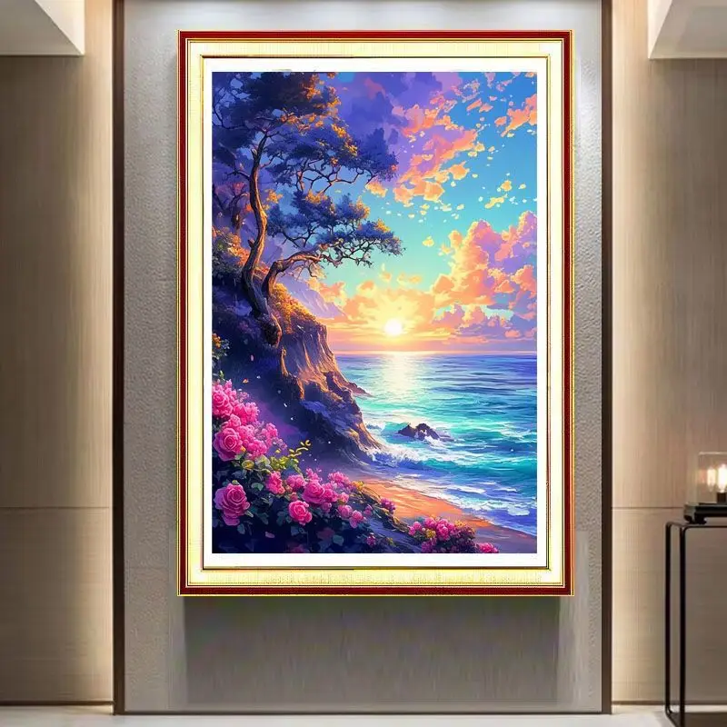 

Набор для вышивки «Морская Роза» 11CT 9CT в китайском стиле