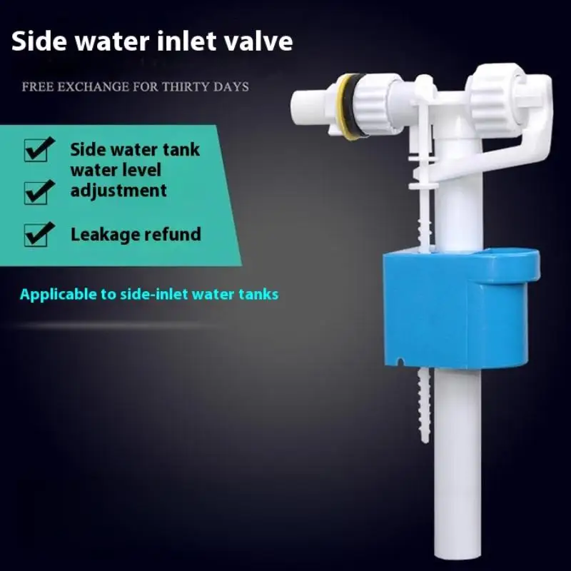 1Pc Plastic Cistern Filling Valve G3/8 G1/2 Inch Connection Cistern Toilet Inlet Valve High Pressure Side Inlet Valve