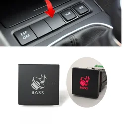 For VW Golf 6 Golf Jetta MK6 Caddy EOS Scirocco 2006-2014 Car Red LED Light Bass Music Push Button Switch