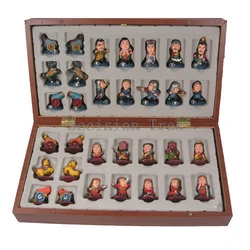 2024 birthday premium gifts cartoon character chess chinese the romance of the three kingdoms q-version chess folding chess set