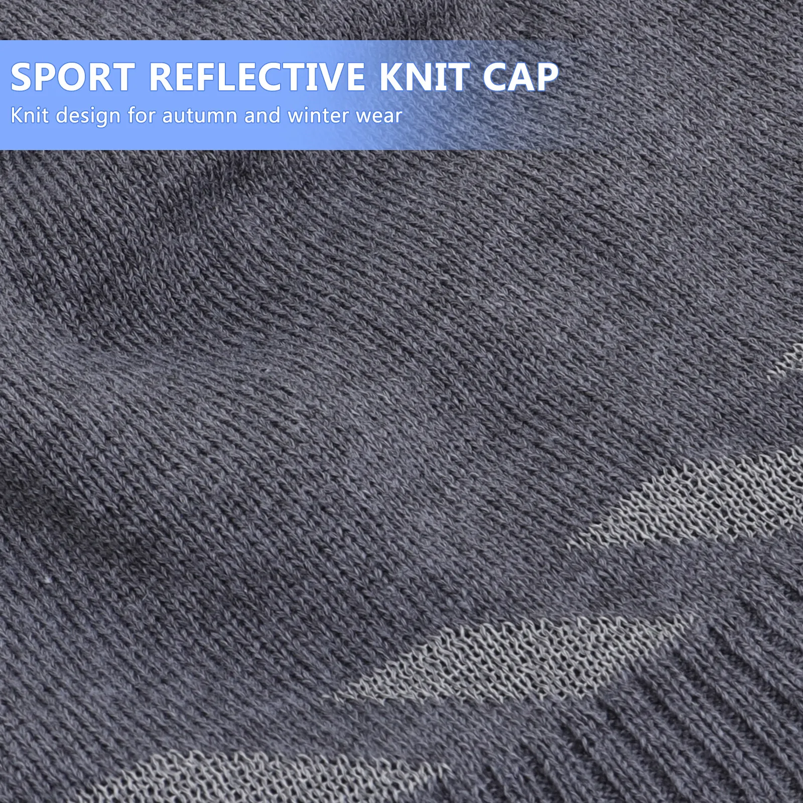 

Comfortable Outdoor Warm Cap Reflective Windproof Knitted Hat Breathable Sports Knitting Hat Outdoor Warm Cap Knitted