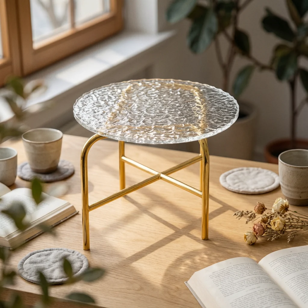 Cake Stand Elegant Pastry Stand Tableware Perfectly Clear Holder Shatterproof for Party Hosts, Weddings, Parties