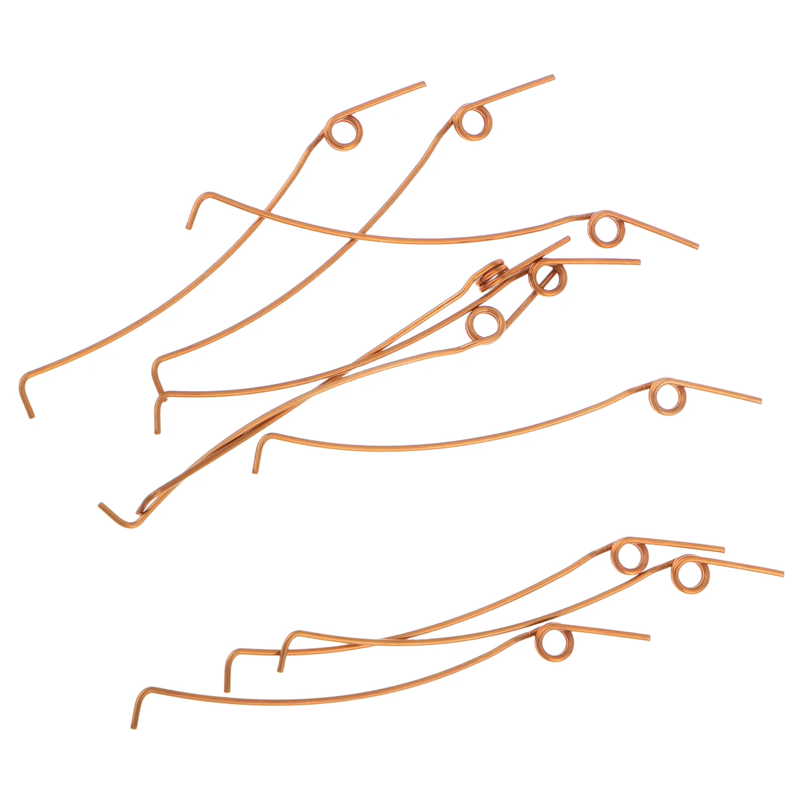 

10 Pcs Piano Spring Compression Springs Assortment Coil Extended Compressed Metal Mechanism Tension Expansion Return