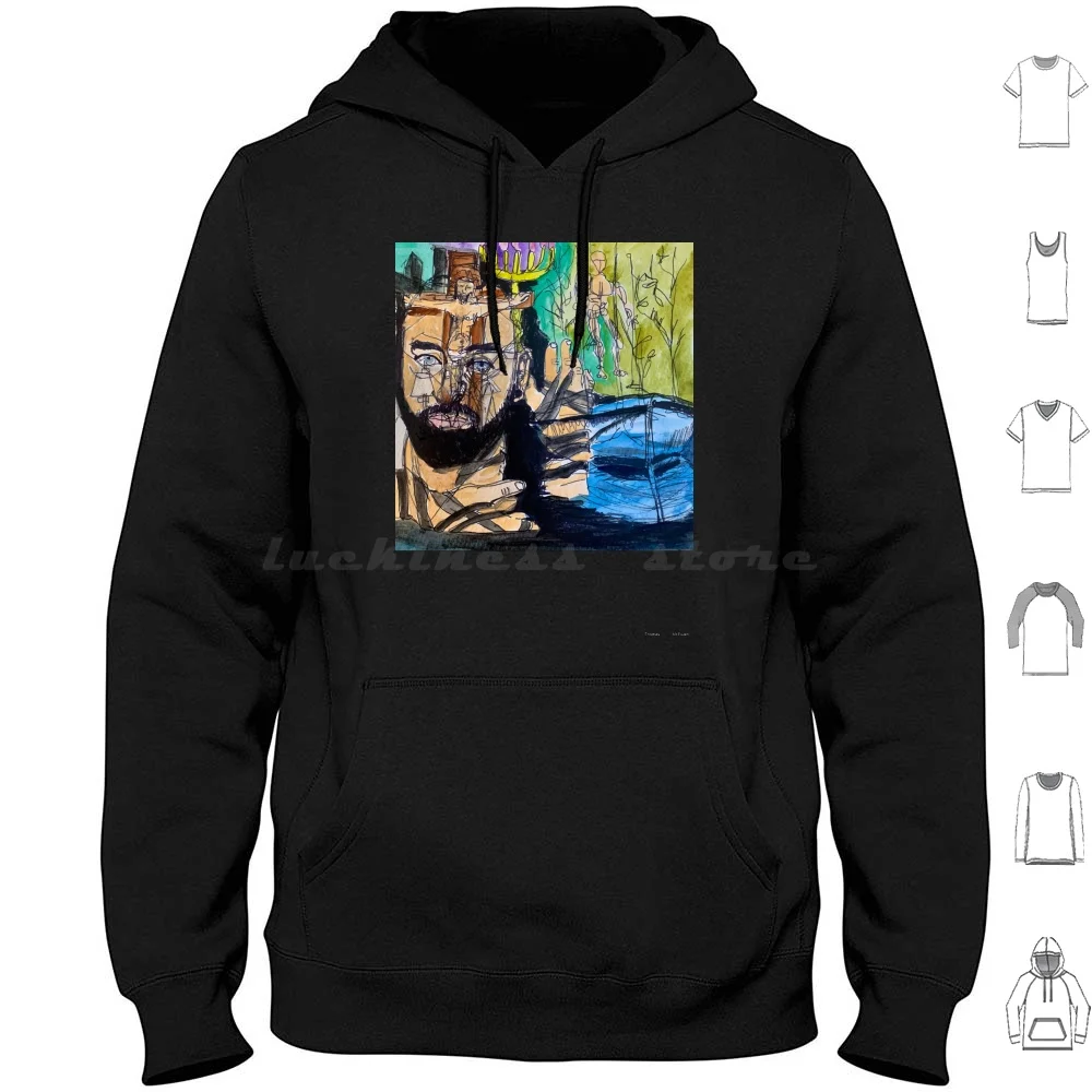 Redemption Of Heart Break Hoodies Long Sleeve Jesus The Cross Boat Menorah Tefflin Flowers Abstract Urban Retro