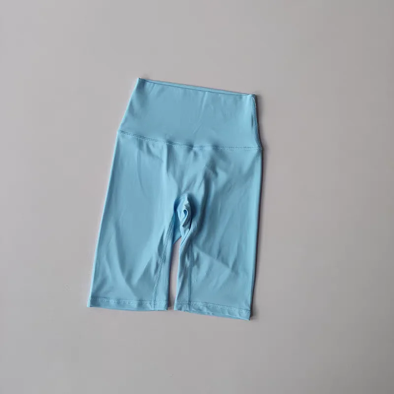 Damen High-Waist Enge Radhose mit „Naked Feeling“-Gefühl, Atmungsaktive Yoga-Sportshorts, Sommer-Laufshorts, Hochwertige Fitness-Shorts – Detail 15