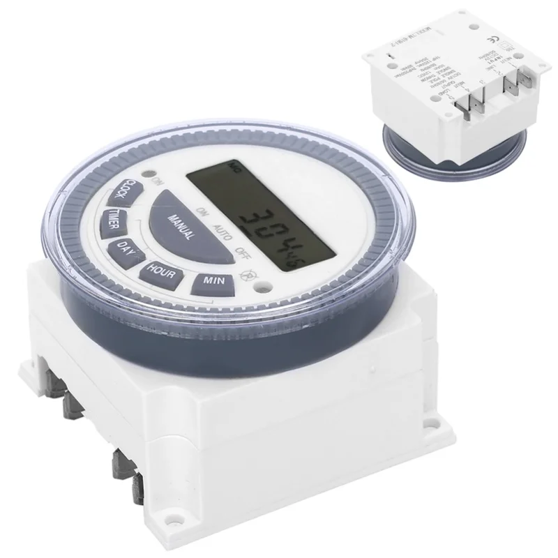 Timer Switch Electronic LCD Digital Display Time Control Switches TM619H-2 DC12VAC