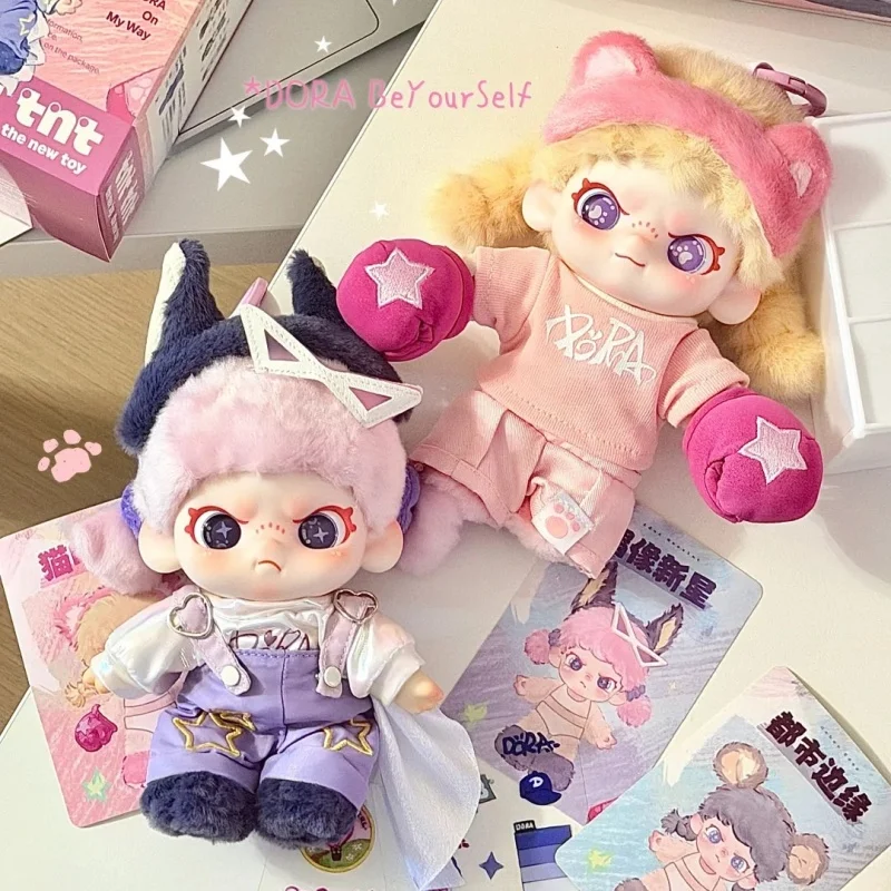

Коллекционные плюшевые куклы и виниловые подвески Njgt Dora Tnt Free Style Series Blind Box, 9 обычных и 1 скрытый стиль, подарок-сюрприз для девочки