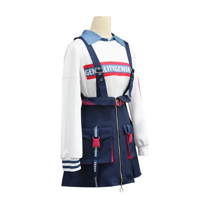 لعبة مشروع Sekai الملونة المرحلة الفذ حية سيئة فرقة Azusawa Kohane تأثيري حلي قبعة شعر مستعار النساء هالوين حفلة موحدة حذاء