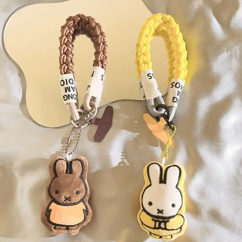 

New Kawaii Miffy Rabbit Doll Phone Case Buckle Suitable for Backpack Camera Key Cute Pendant Decoration Children's Toys