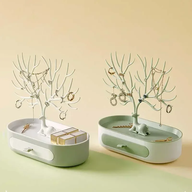 

Antlers Plastic Stand for Earrings Pendants Bracelets Jewelry Display Stud Earrings Holder Jewellery Rack Storage Small Shelf