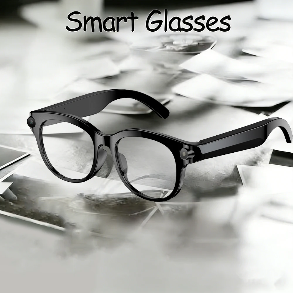 

Умные очки 2026 с ИИ, HD-камерой 200 МП, переводом, голосовым помощником ИИ, воспроизведением музыки, LED-фонариком для мужчин и женщин