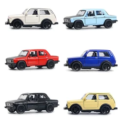 1Pc 1:36 Niva Off-Road  Alloy Car Toy Vehicles Car Model Wheel Steering Car Toys Miniature Scale Model Car Toys For Children