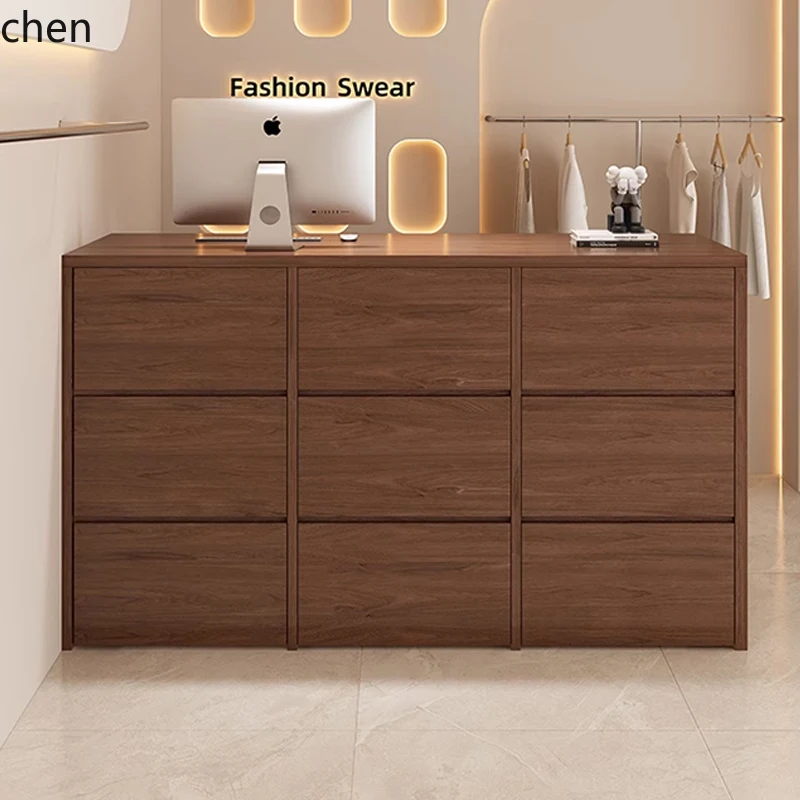 

ZML checkout page Clothing store store bar counter Simple trendy Beauty store reception High-end counter