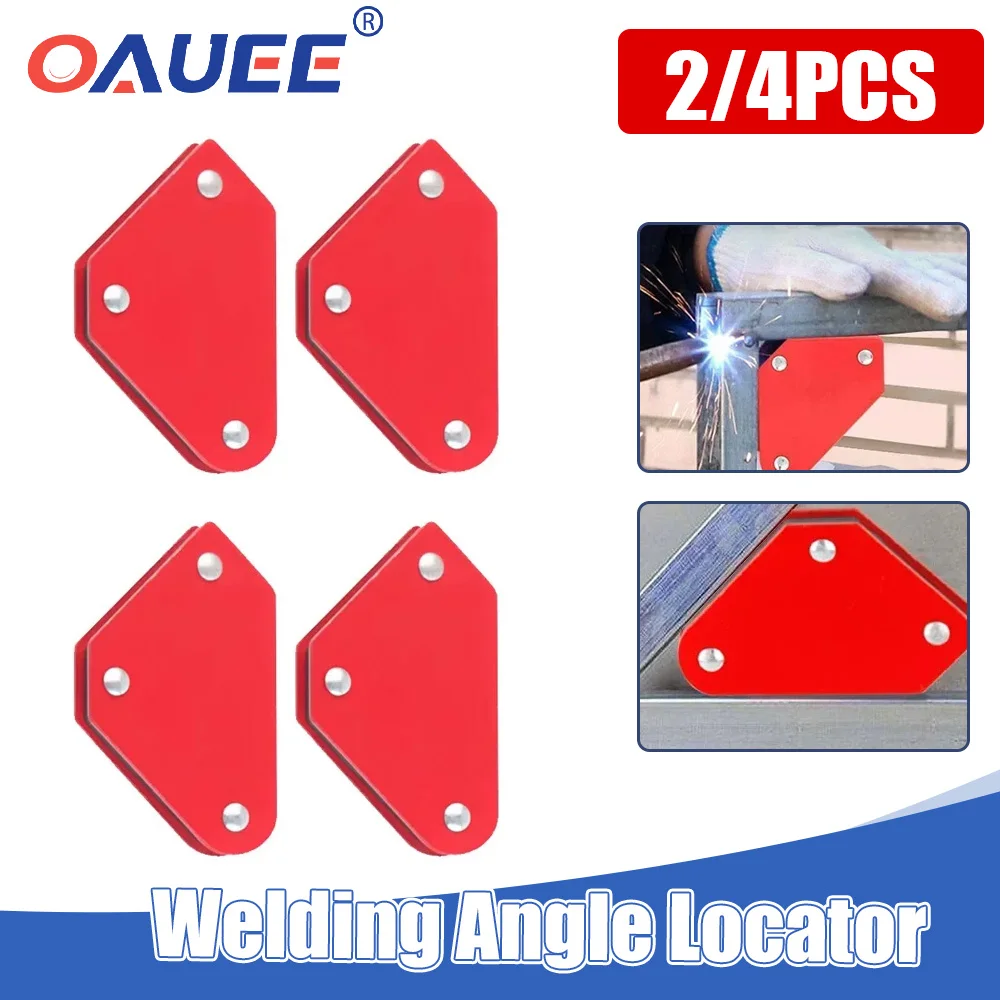 

2/4PCS Magnetic Welding Fixed Angle Tool Mini Triangle Welding Positioner Strong Welding Fixture 3 Angles Auxiliary Accessories