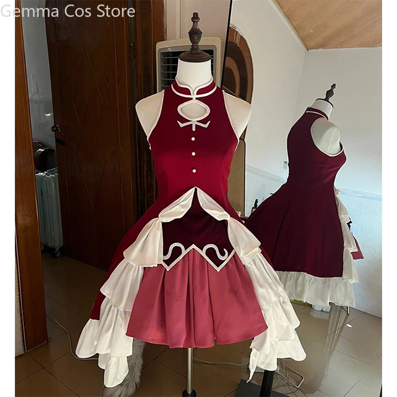 

Sakura Kyouko Cosplay Costumes Anime Puella Magi Madoka Magica Dress Role Play Uniform Female Halloween Carnival Party Outfit