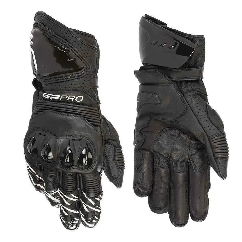 

New 4 Colors Leather Gp PRO R3 Motorcycle Long Gloves Racing Driving Motorbike Original Cowhide Gloves