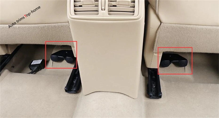 

Yimaautotrims For Renault Koleos 2017 - 2022 Car Seat Bottom AC Air Duct Vent Anti-blocking Plastic Protection Cover Kit