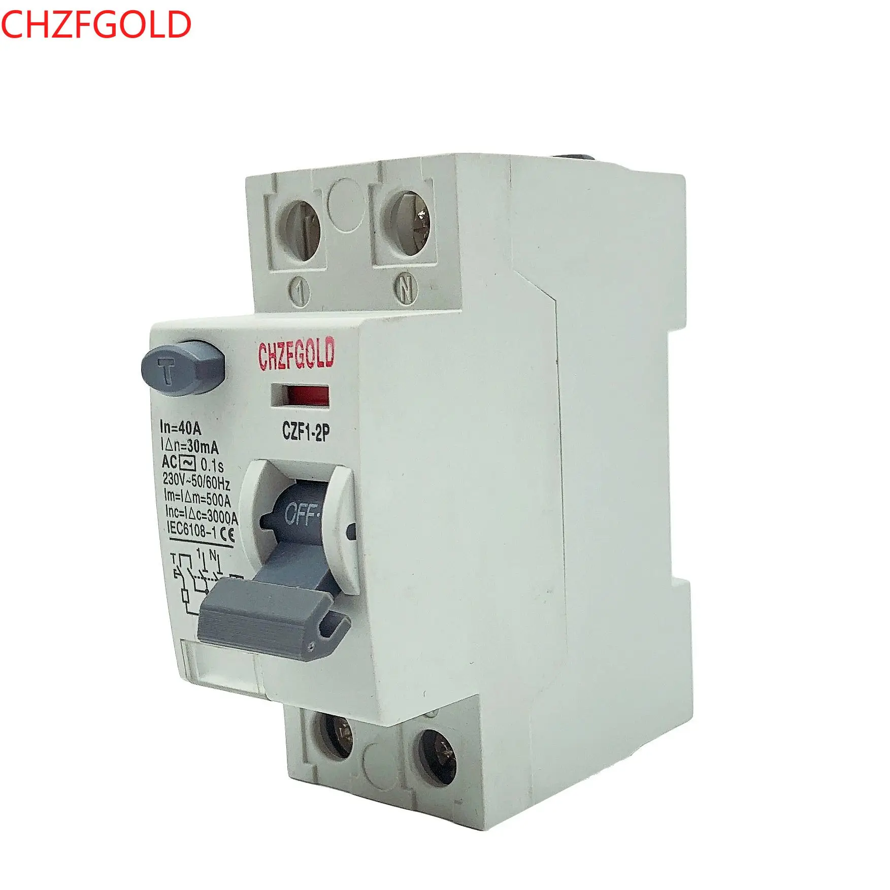 

AC220V 2P 40A 30mA RCD RCCB Residual Current Circuit Breaker