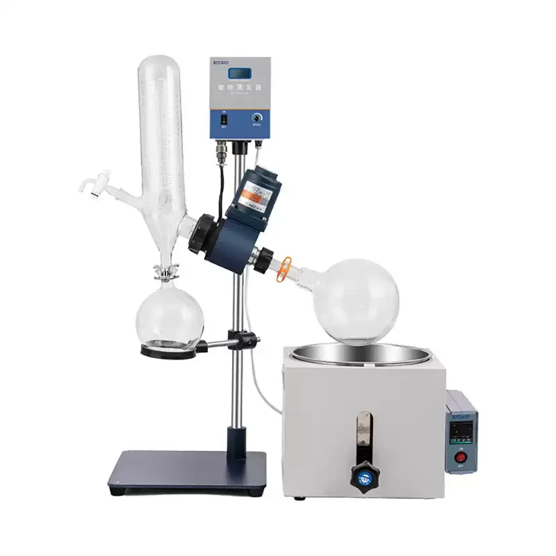 1L/2L Rotary Evaporator Manual Lift ABS Circulating Water Vacuum Pump Vacuum Distillation Purifier Lab Peroxide Value Test
