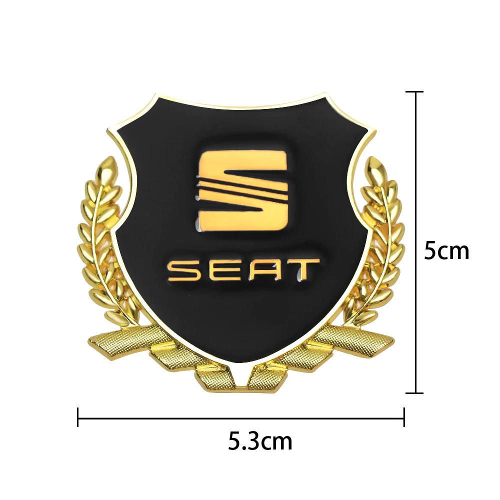 3D Metal Car Emblem Side Trunk Door Window Sticker Decoration Decal For Seat Cupra FR Racing Ibiza Leon Ateca Exeo Altea Tarraco