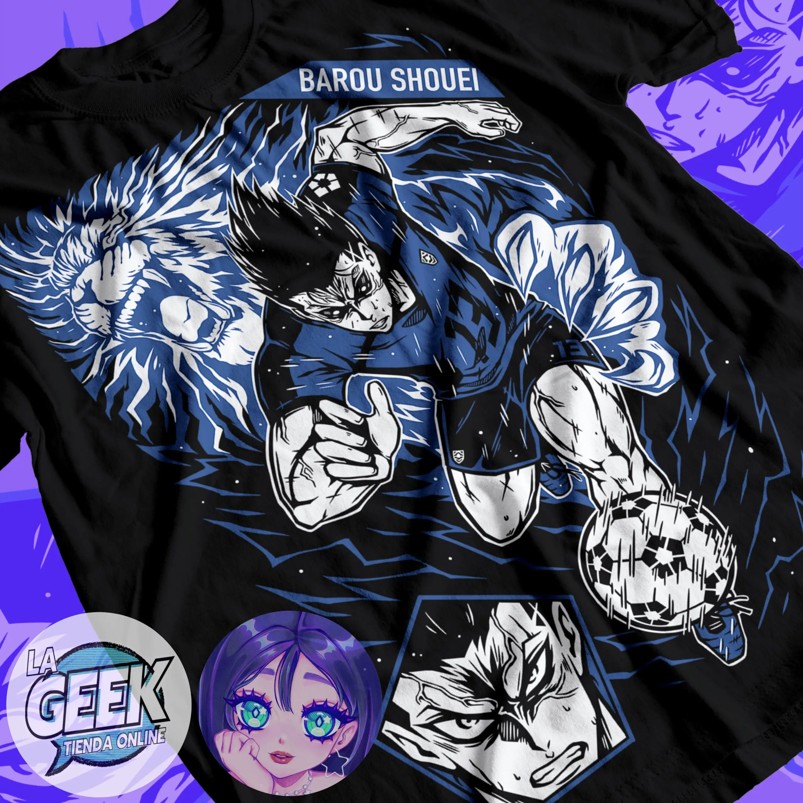 

Barou Shouei Anime cotton shirt