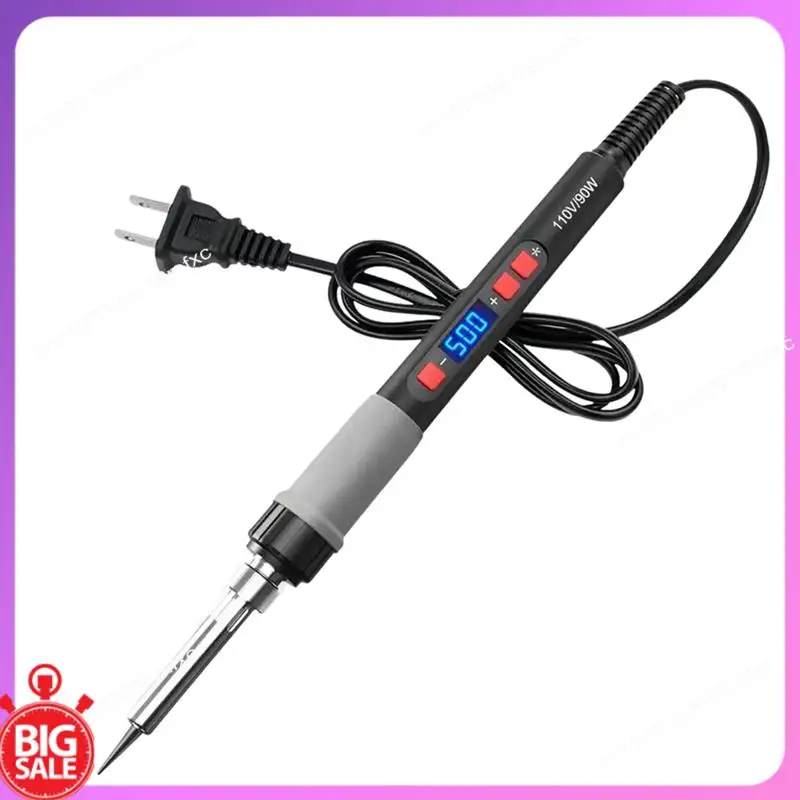 

Big Deal Soldering Iron 90W Soldering Repair Tools Adjustable Temperature LCD Digital Portable Soldering For Enthusiast US Plug
