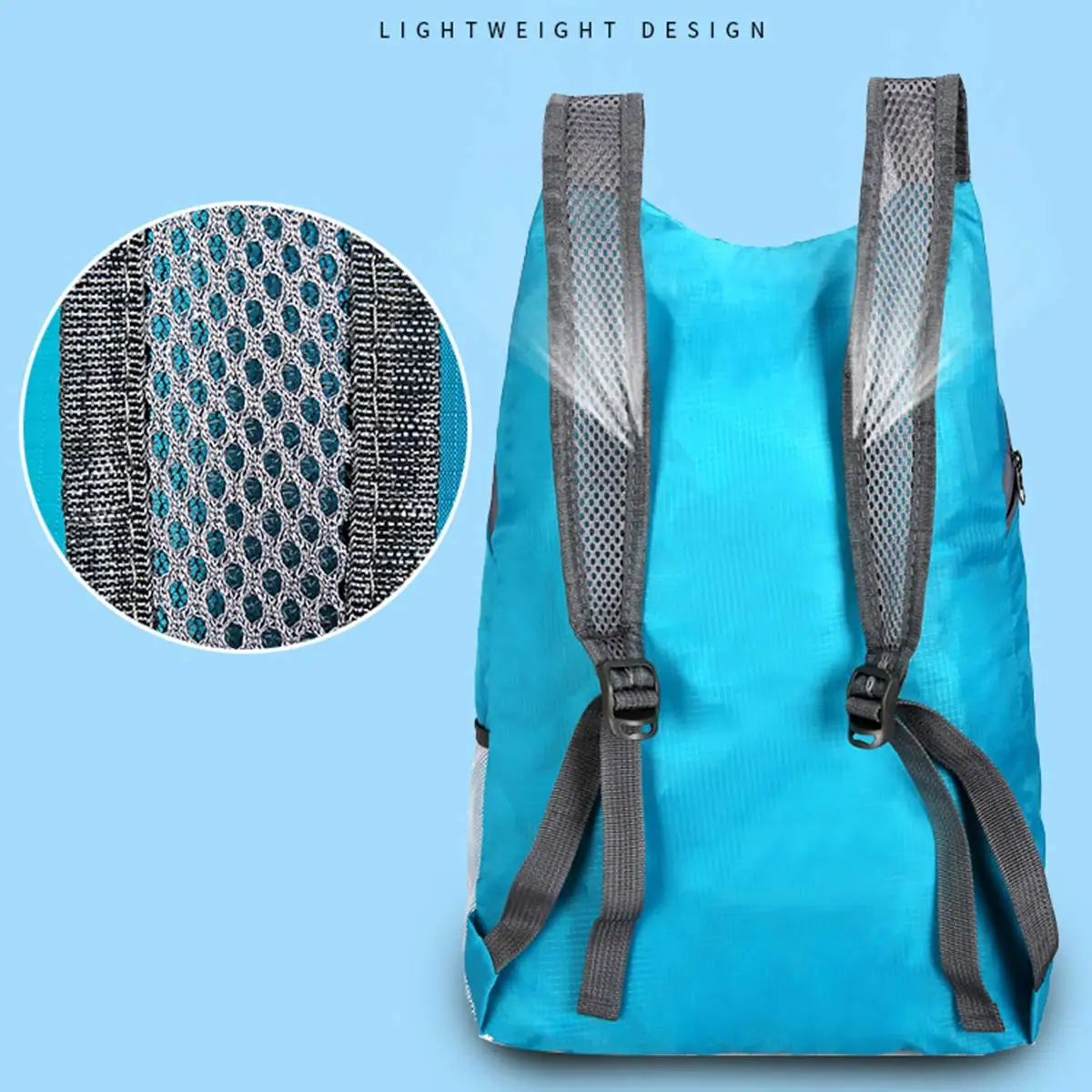 Lightweight Foldable Outdoor Sport Backpacks Multicolor Waterproof Team Building Advertising Bag for Camping Hiking Travel