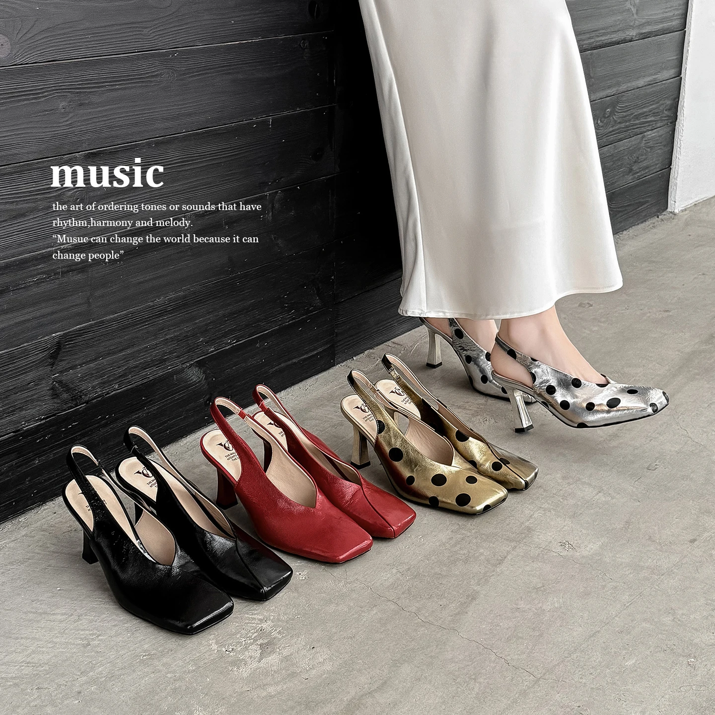 2026 new summer women sandals natural leather 22-25cm cowhide+sheepskin square toe back-buckle high heel women shoes fashion image 3