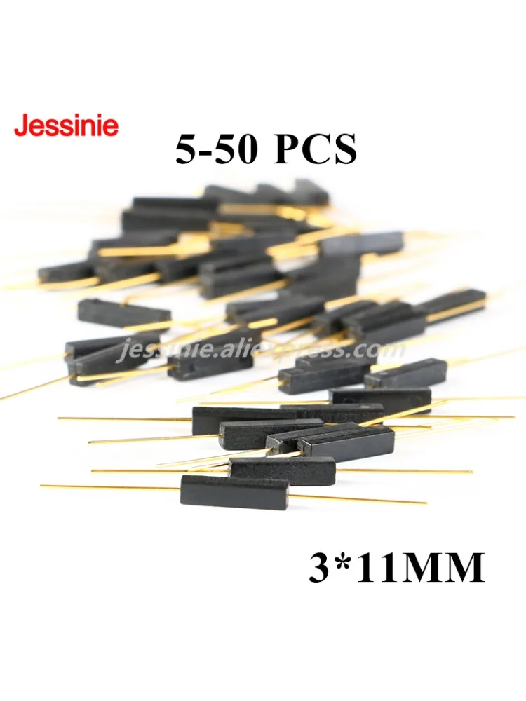 50 szt./5 szt. Plastikowy przełącznik kontaktronowy GPS-11A 3*11mm 3x11mm Magnetyczny czujnik kontaktronowy Normalnie Otwarty NO Zestaw elektroniczny DIY — zdjęcie produktu 7