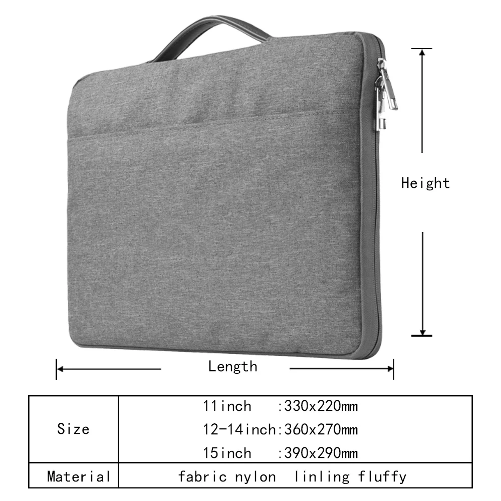 Laptop Bag for HP Dell Asus Apple Huawei Universal Travel Handbag for 10.1 11.6 12 13.3 14 15.6 Inch Cartoon Print Computer Case