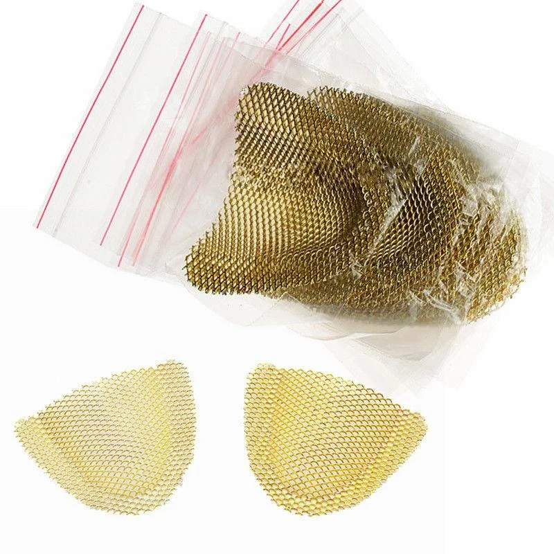 20Pcs/Pack Dental Denture Processing Reinforcement Mesh Dental Impression Metal Net Tray for Strengthen Upper Teeth/Lower Teeth