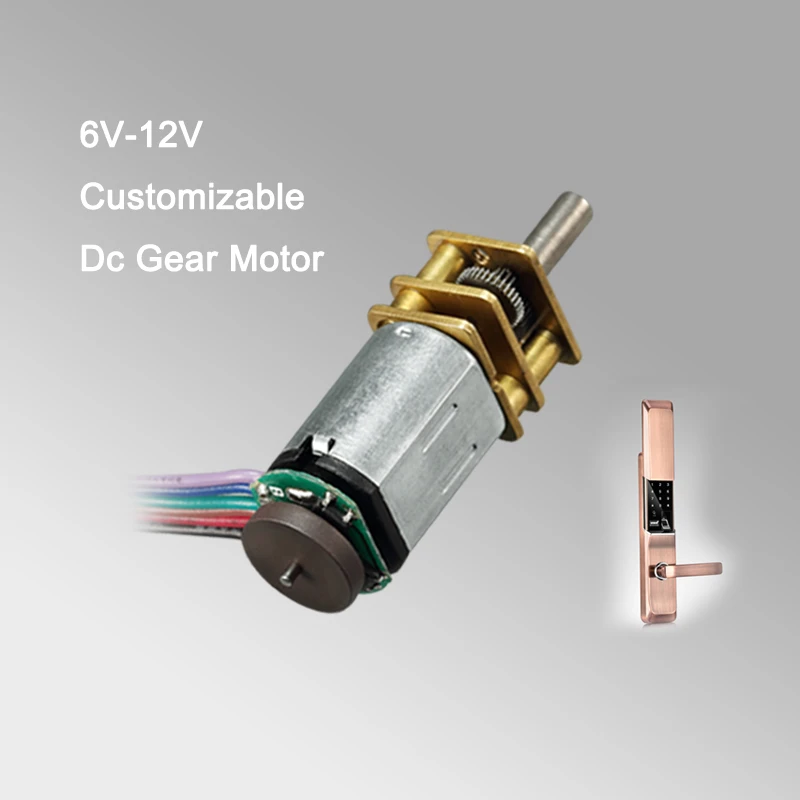 12mm Dc Electric Gear Motor With Encoder 12v Mini Dc Motor Gear