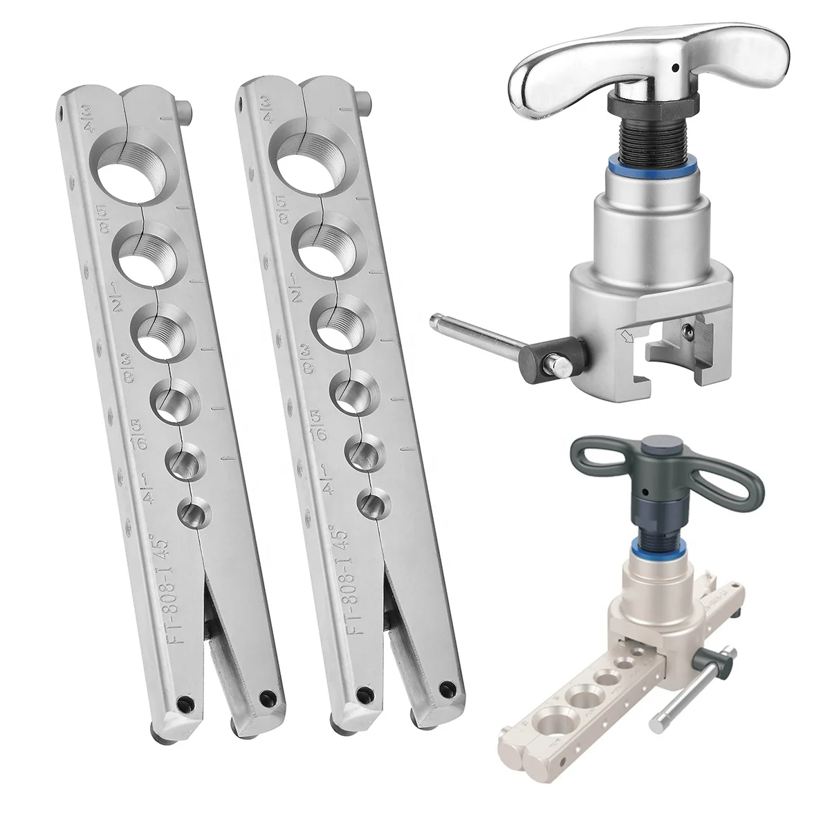 High Quality Industrial Grade Refrigeration Flaring Tool Kit Stainless Steel Blade Aluminum Alloy Handle for Cutting Copper