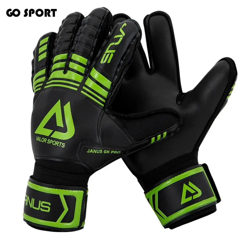 

Воротарские перчатки с защитой пальцев, износостойкие прочные латексные футбольные перчатки, нескользящие футбольные вратарские перчатки