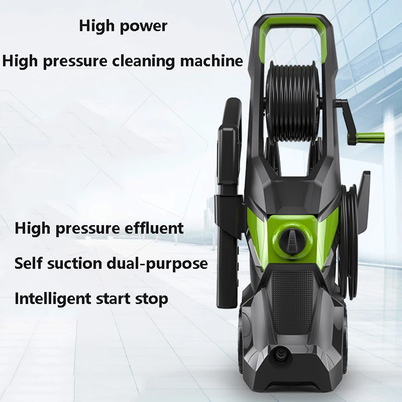 220V Fully Automatic Household Car Wash Machine Convenient Cleaning Machine High-pressure High-power Car wash Water Pump