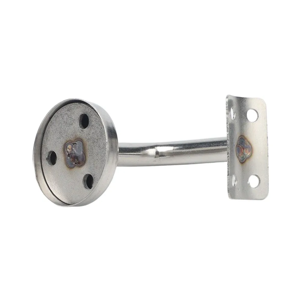 Stainless Steel Handrail Bracket for Secure Wall Attachment in Balustrade and Bannister Installations with Mopstick Fit