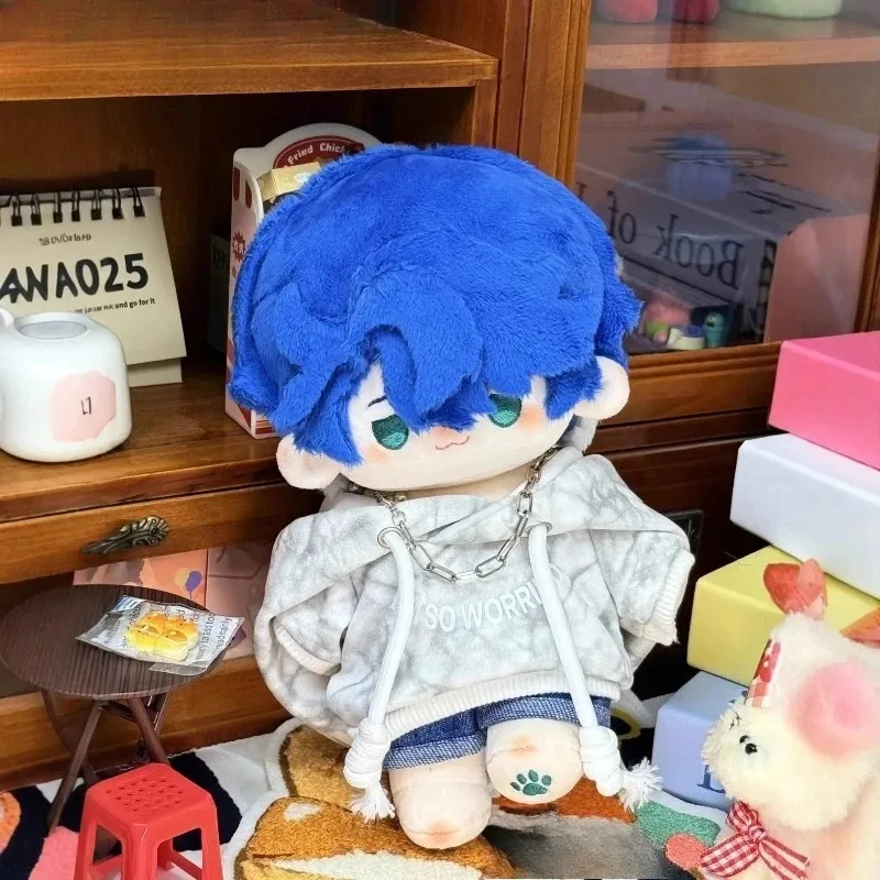 Muñeco de Peluche de 20 cm del Juego Honkai: Star Rail, Sampo Koski, Kawaii, Cosplay, Anime, Cuerpo de Algodón Suave con Esqueleto, Figura de Juguete de Dibujos Animados para Hacer Manualidades, Regalos