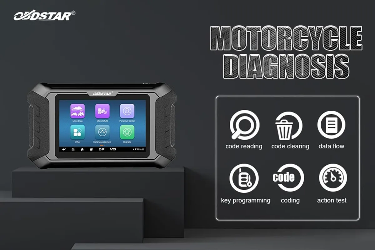 OBDSTAR iScan for DUCATI Motorcycle Diagnostic Tool Support IMMO Programming/ Diagnose / Odometer