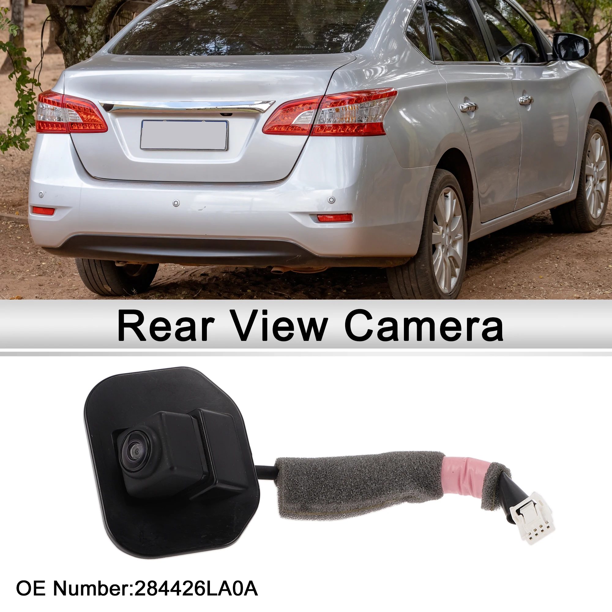 UXCELL Rear View Camera Backup Reverse Camera 120-180 Degree for Nissan Sentra 20-22