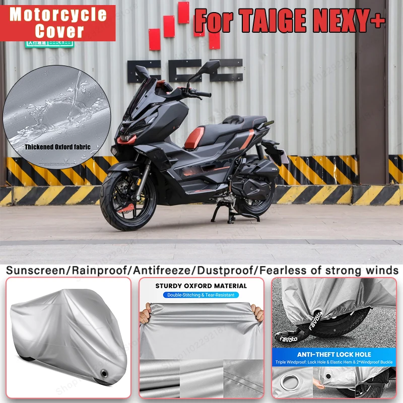 

Чехол для мотоцикла TAIGE NEXY + без ушей-наружная защита всего тела, водонепроницаемый пылезащитный солнцезащитный крем, аксессуары для мотоциклов
