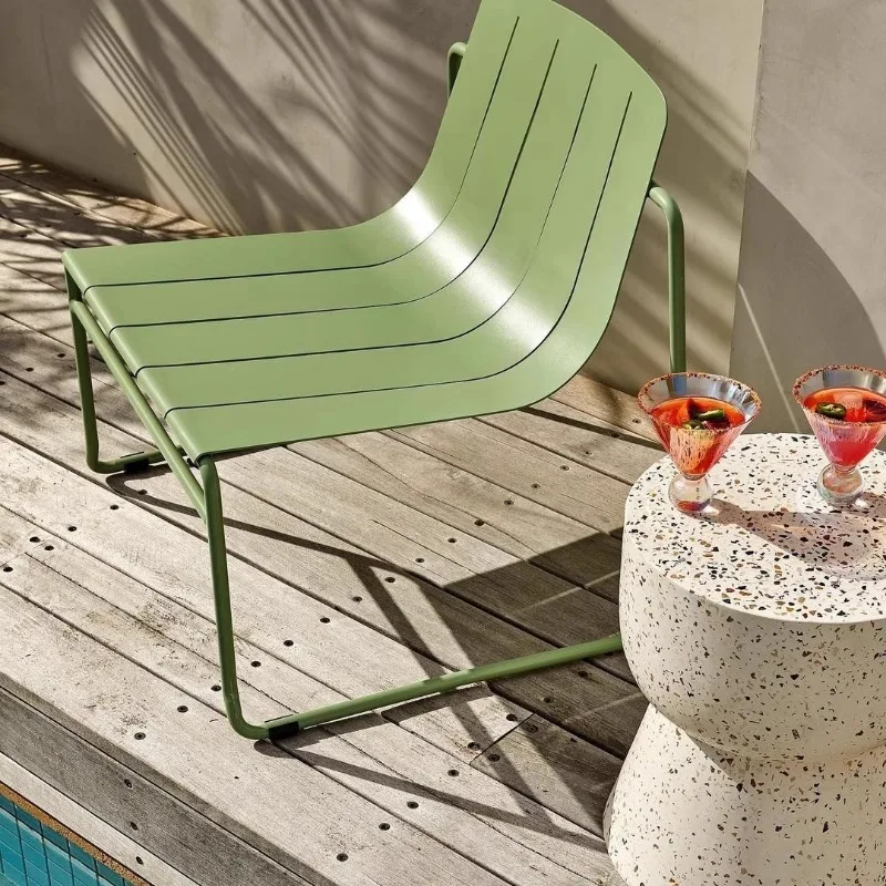 Cafe outdoor table and chair combination milk tea shop beverage shop open-air creative small square table courtyard chair set