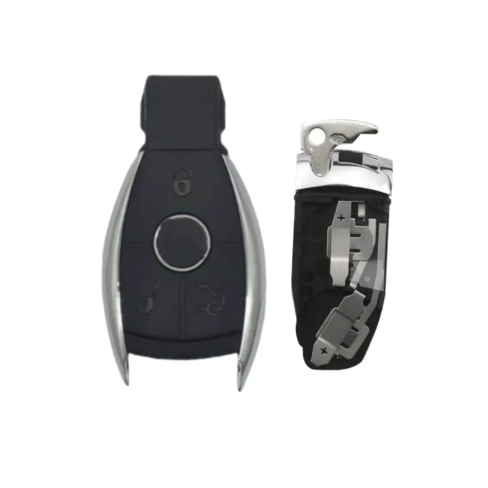 

10 шт./лот, замена для Mercedes Benz NEC W203 W204 W210 AMG BGA, чехол для дистанционного смарт-ключателя автомобиля, брелок с 3 кнопками