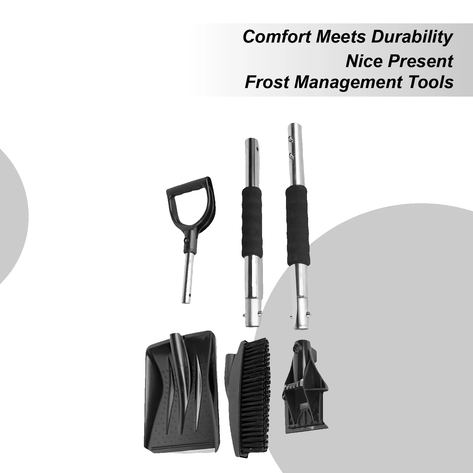 

Скребок для снега для окна автомобиля, скребок для льда и снега, автомобильные внешние аксессуары для внедорожников, подъездной дороги, гаража, парковки