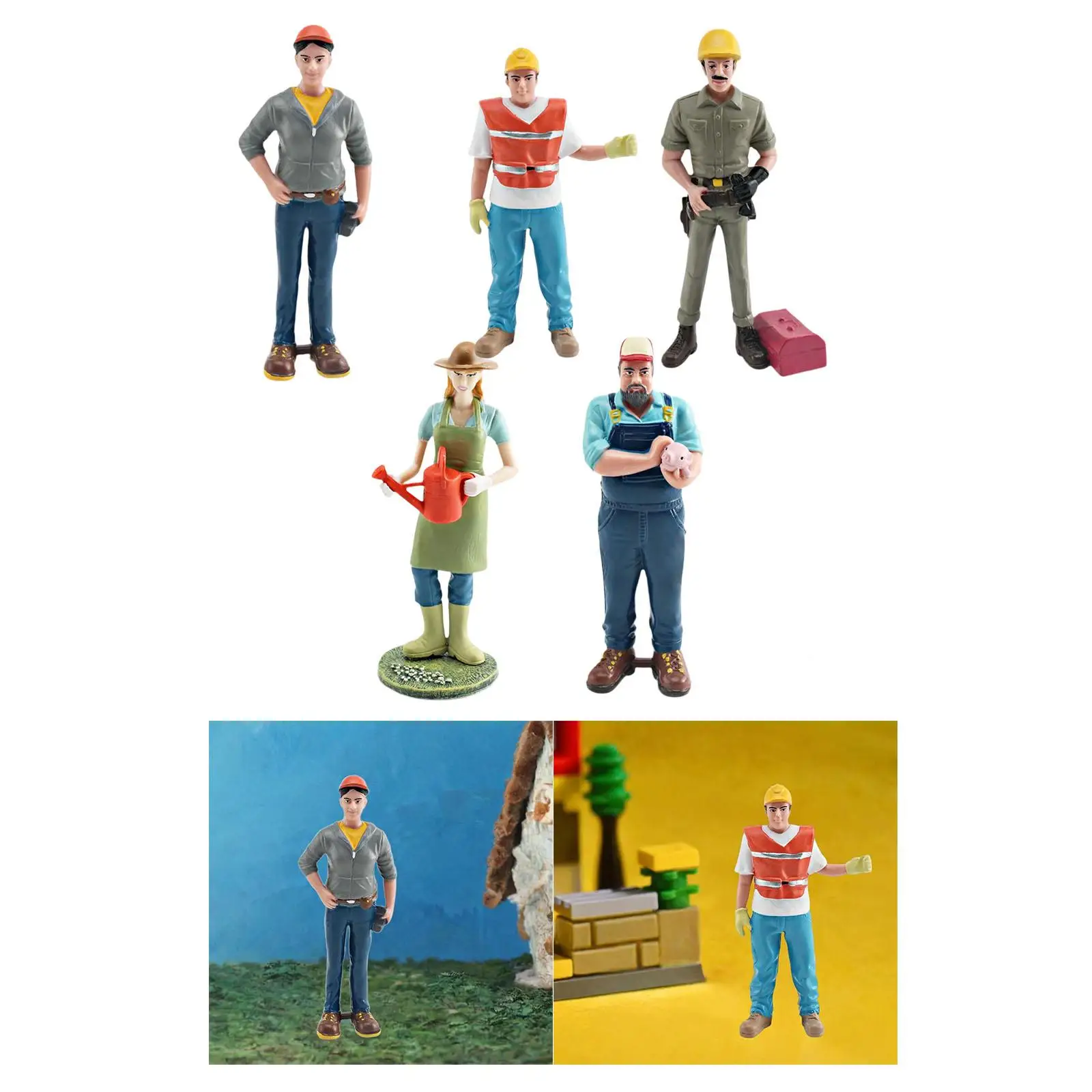 Menschen Modell Diorama Landschaft Landschaft Landschaft Landschaft Dekor winzige Menschen Modell Miniatur Diorama Figur profession elle Figur