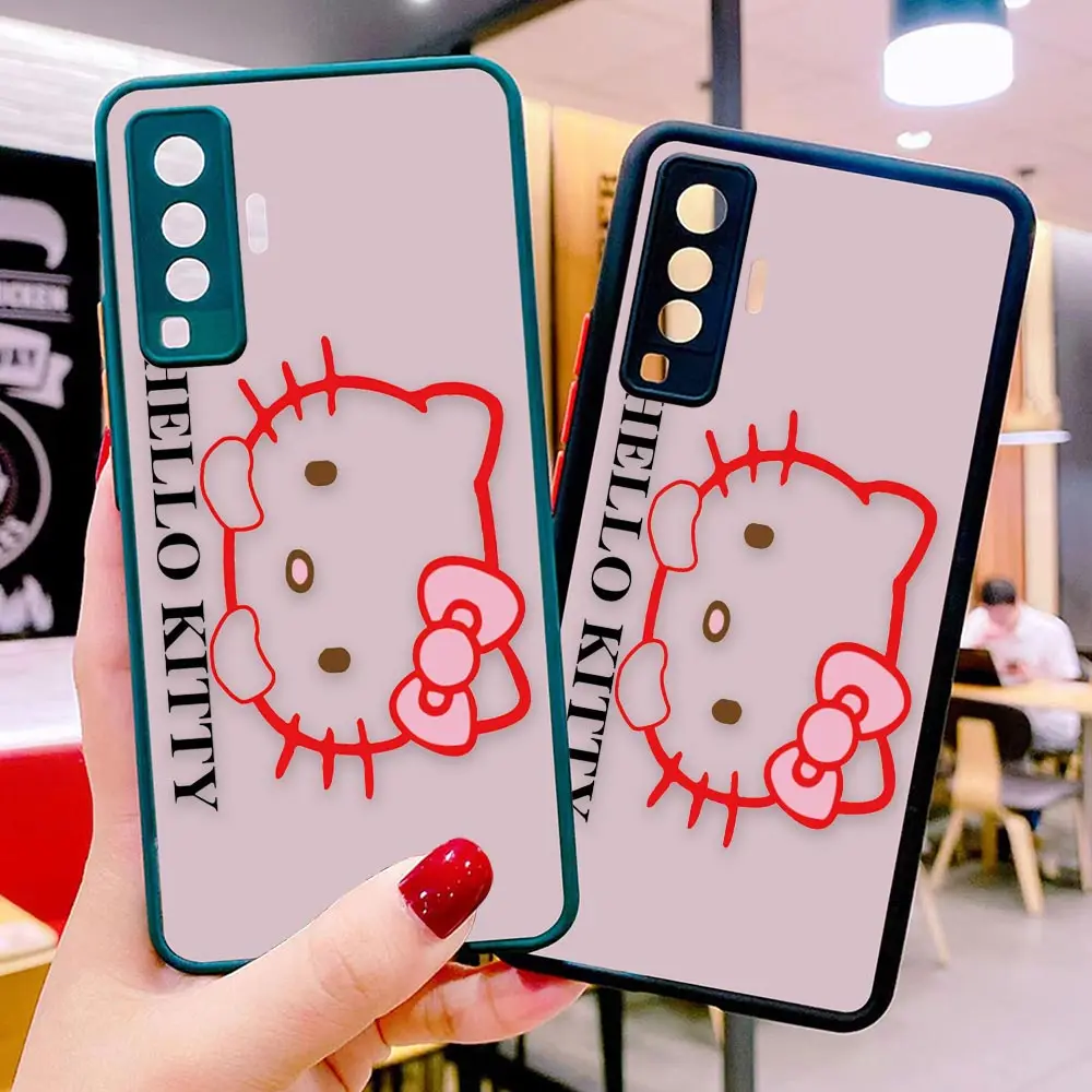 Shockproof Matte Case Funda Coque For OPPO RENO 8 7 7Z 6 6Z 6 4G 5 4 SE 3 2 2F 5G PRO PLUS Case Cute Tomy Hello K-Kitty Cat 2023